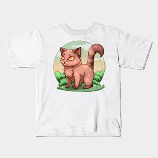 Pastel cat Kids T-Shirt